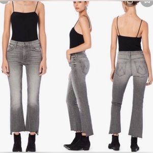 Mother Denim Insider Crop Step Fray Jeans